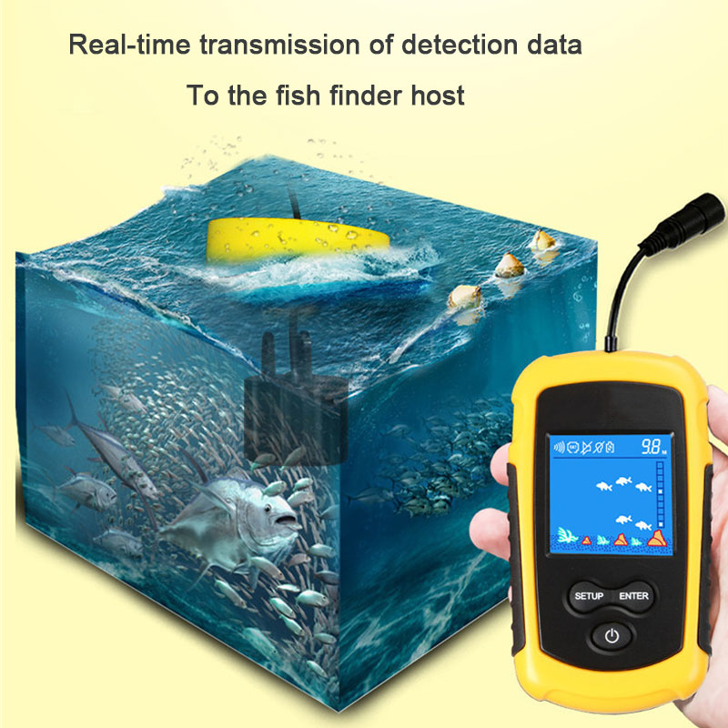 Fish Finder Cable - Sonar portátil con pantalla a Color
