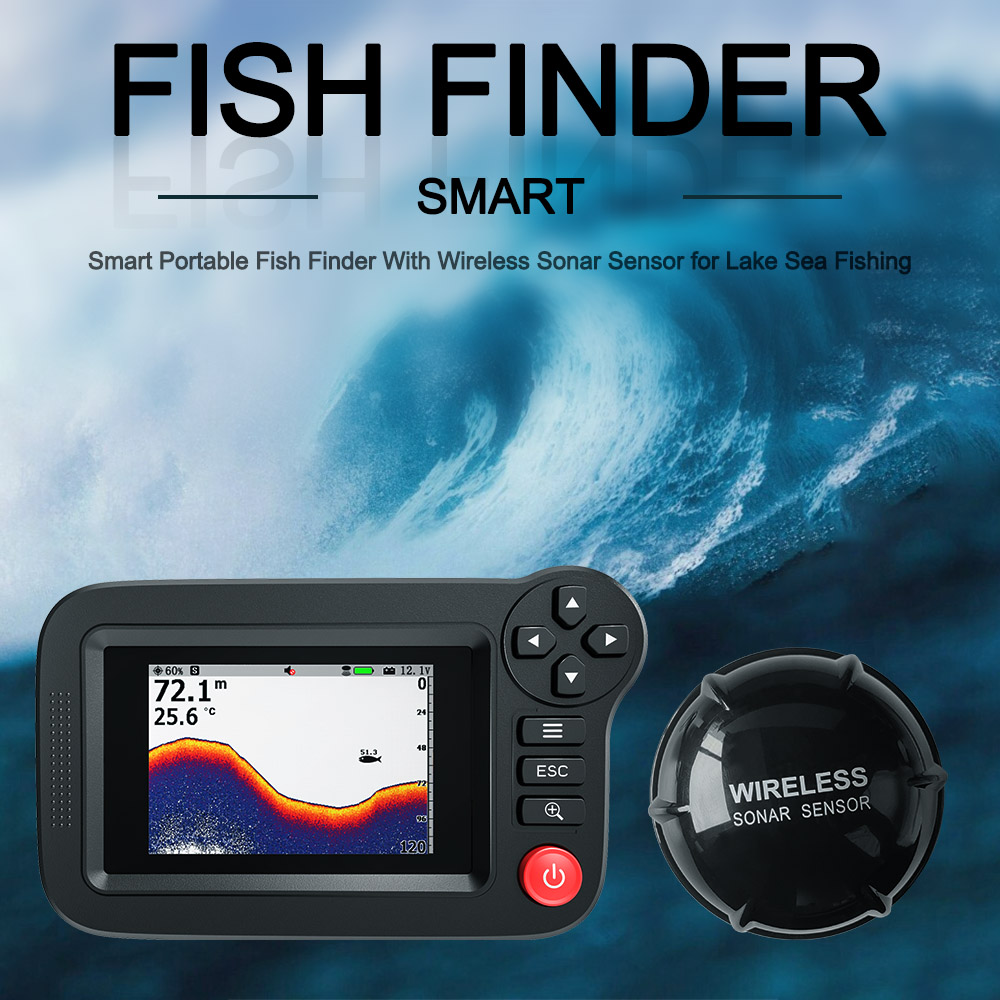 Buscador de peces inteligente: - Fish Finder Portable reseña y precio