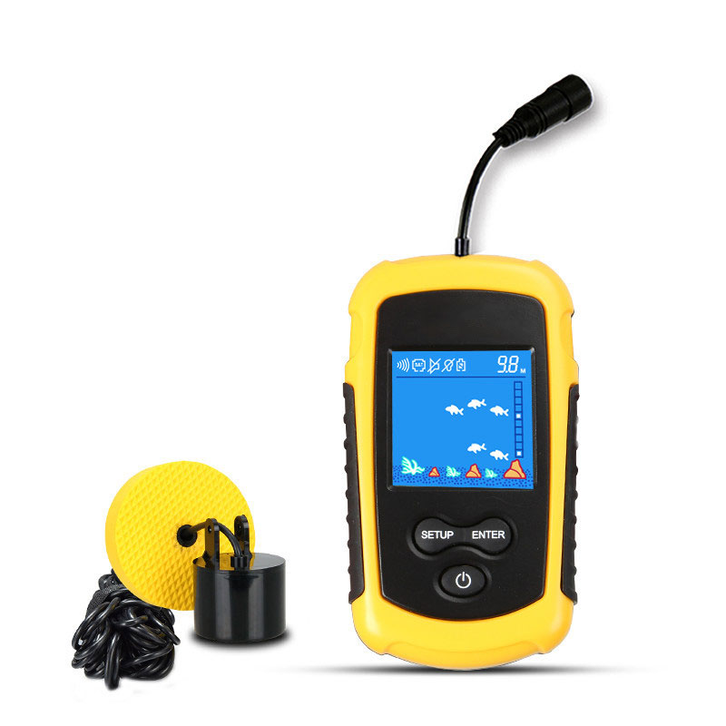 Sonar portátil con pantalla a  - Fish Finder Cable reseña y precio