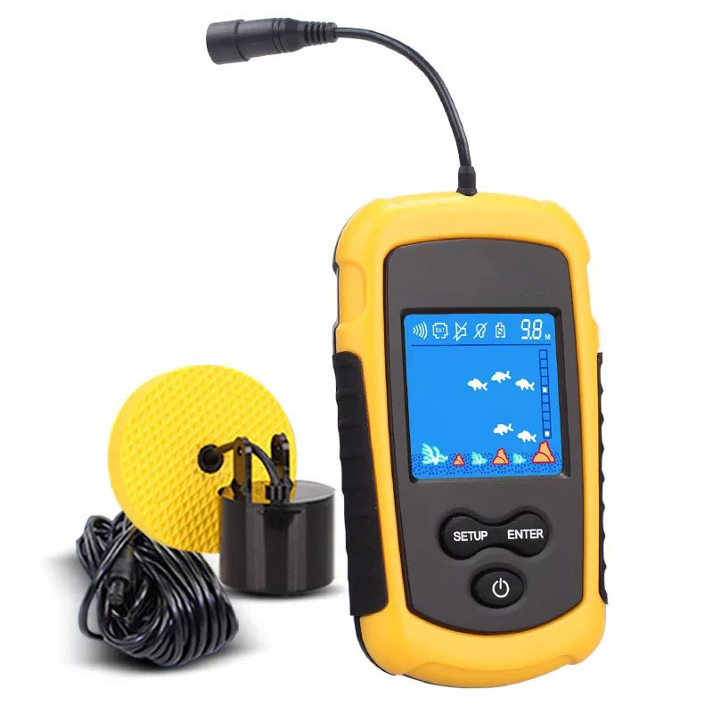 Sonar portátil con pantalla a  - Fish Finder Cable reseña y precio