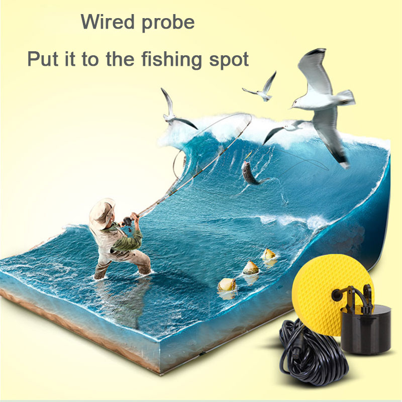 Sonar portátil con pantalla a  - Fish Finder Cable reseña y precio