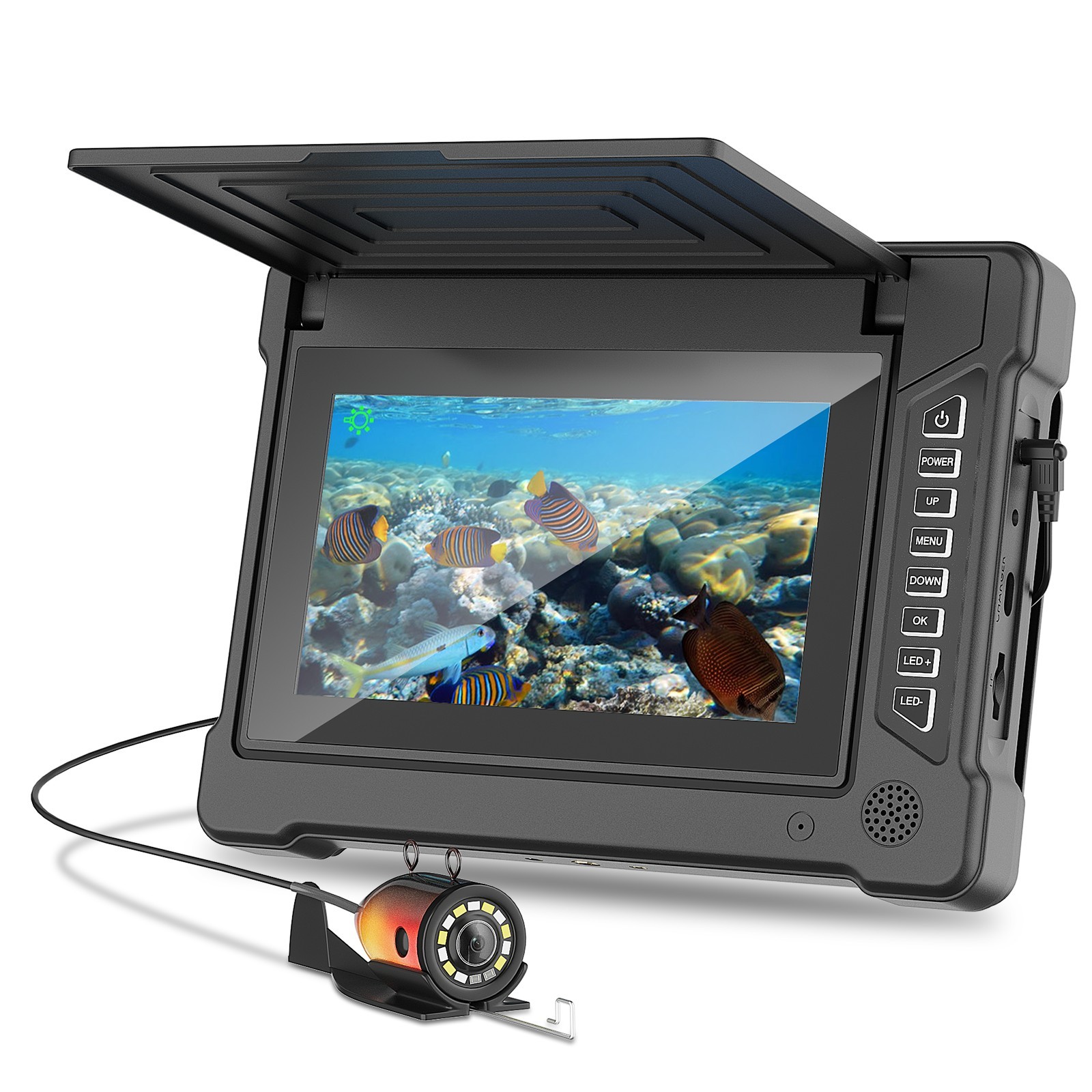 Cámara de Pesca Submarina de 7 - Fish Finder Cable reseña y precio