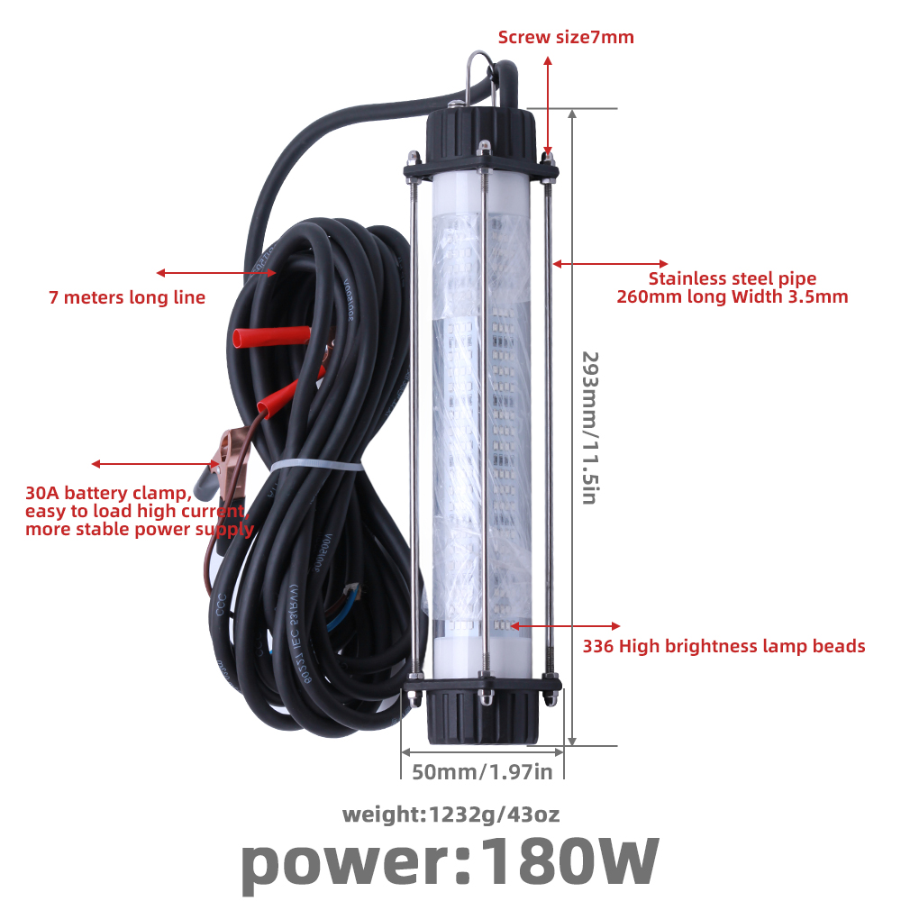 1 unidad de luz de pesca subma - Fish Finder Cable reseña y precio