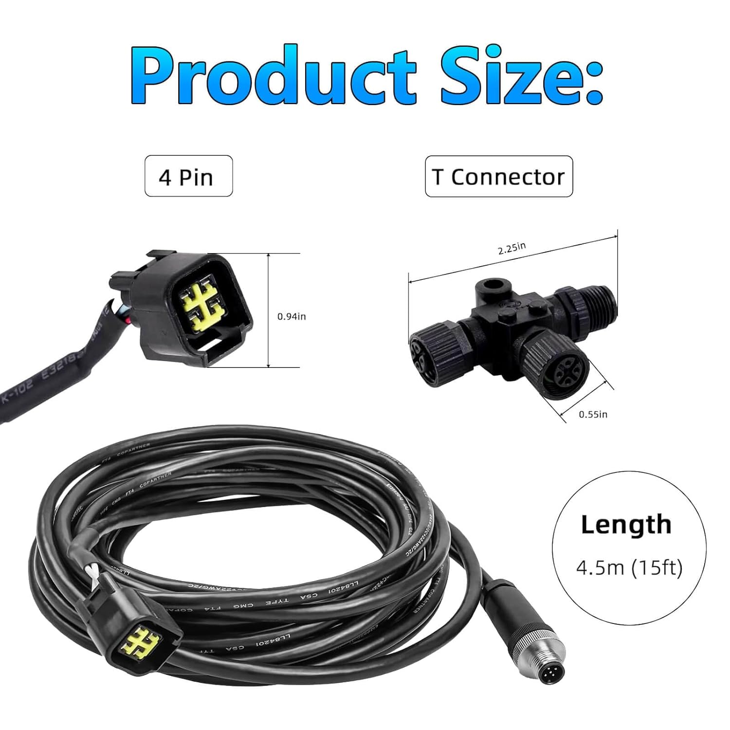 Cable de interfaz de motor Con - Fish Finder Cable reseña y precio