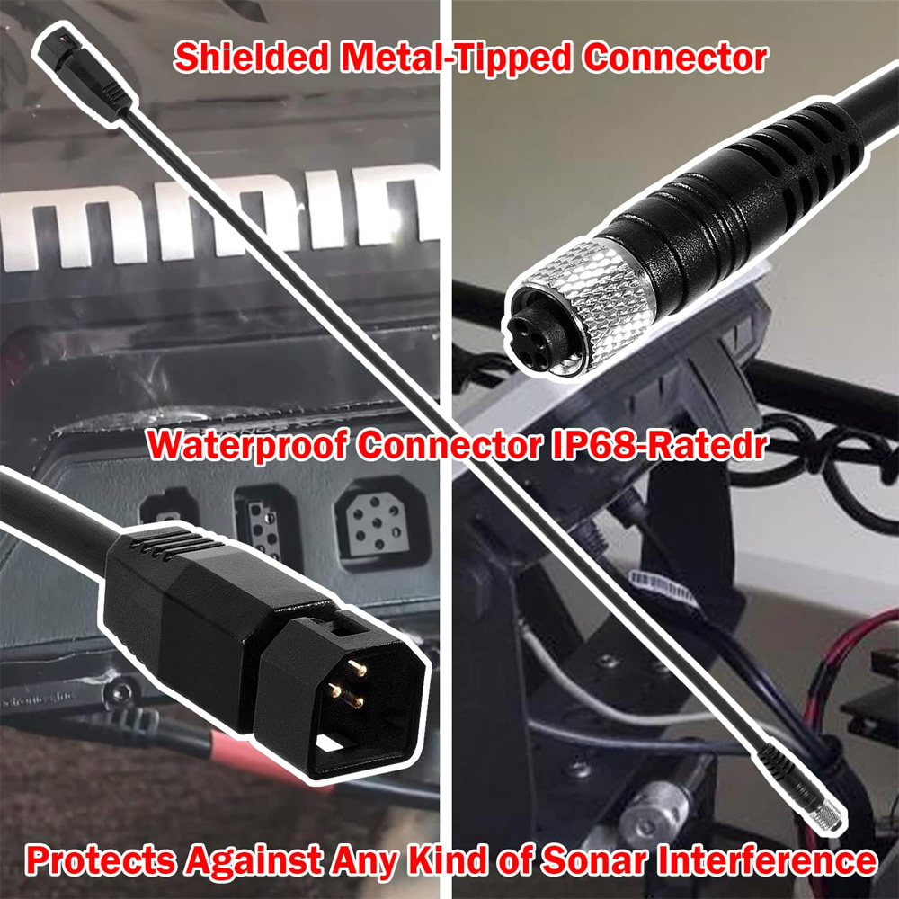 Cable adaptador de transductor - Fish Finder Cable reseña y precio