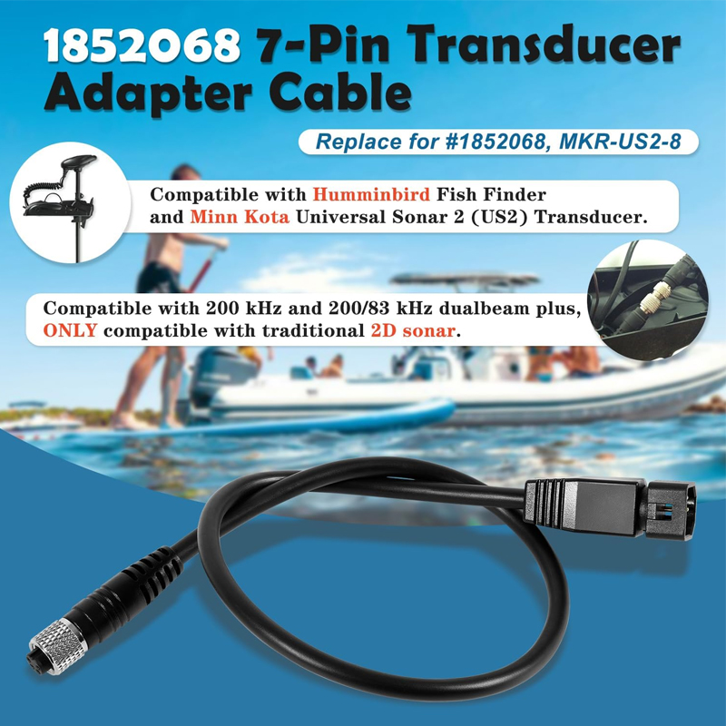 1852068 MKR-US2-8 Cable Adapta - Fish Finder Cable reseña y precio