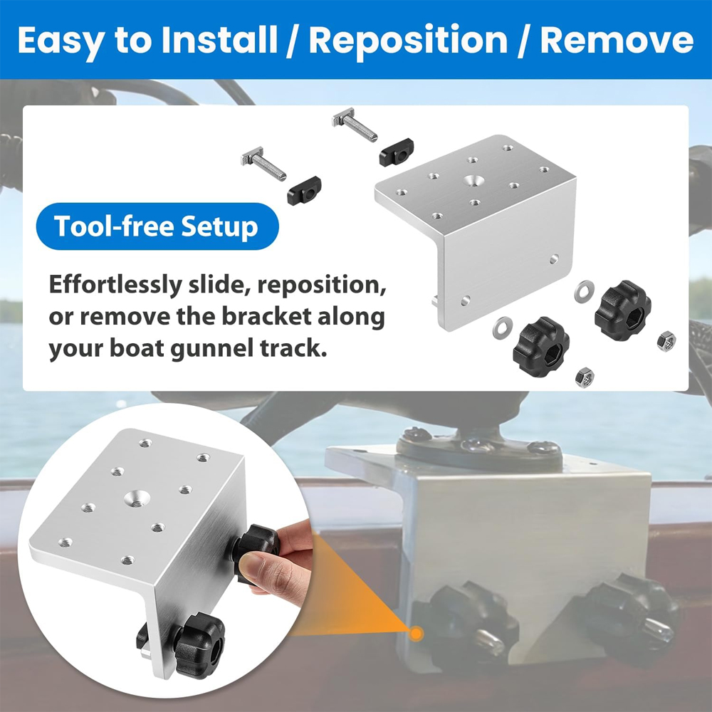 Paquete de 2 90 °   Soportes d - Fish Finder Mount reseña y precio