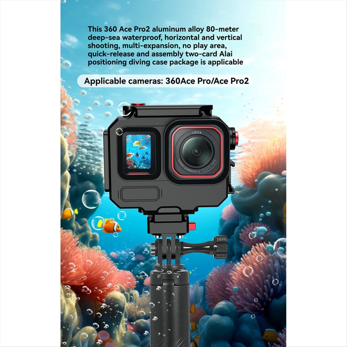 Carcasa Impermeable M05K 263FT - Underwater Camera reseña y precio