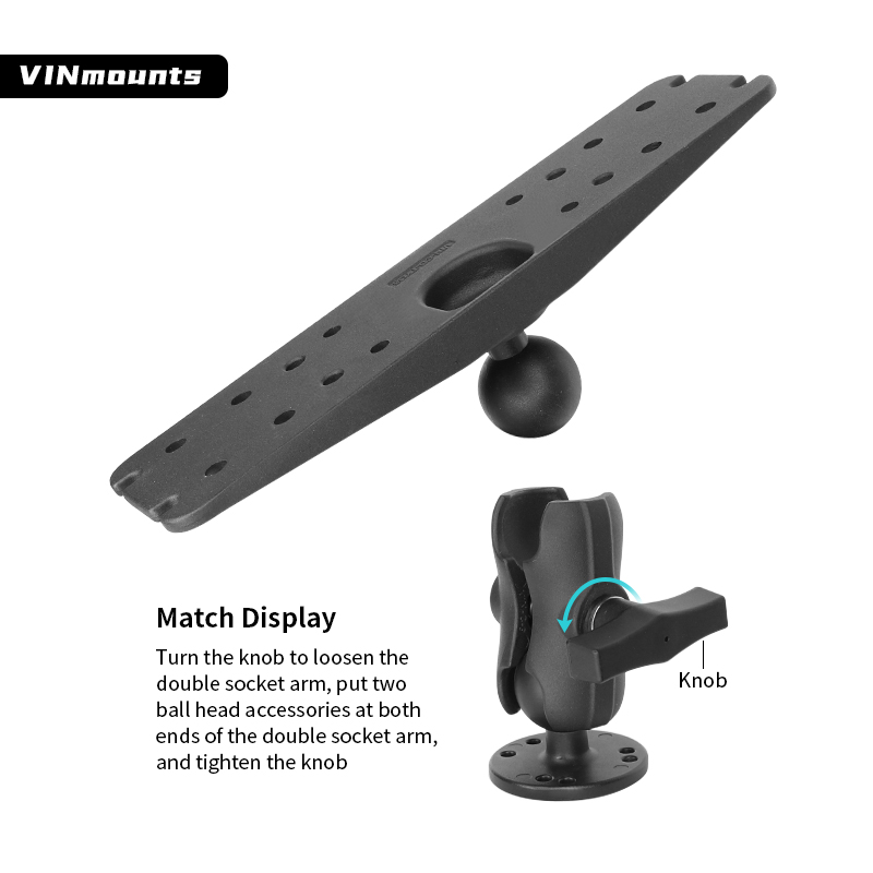 Soporte de aluminio para busca - Fish Finder Mount reseña y precio